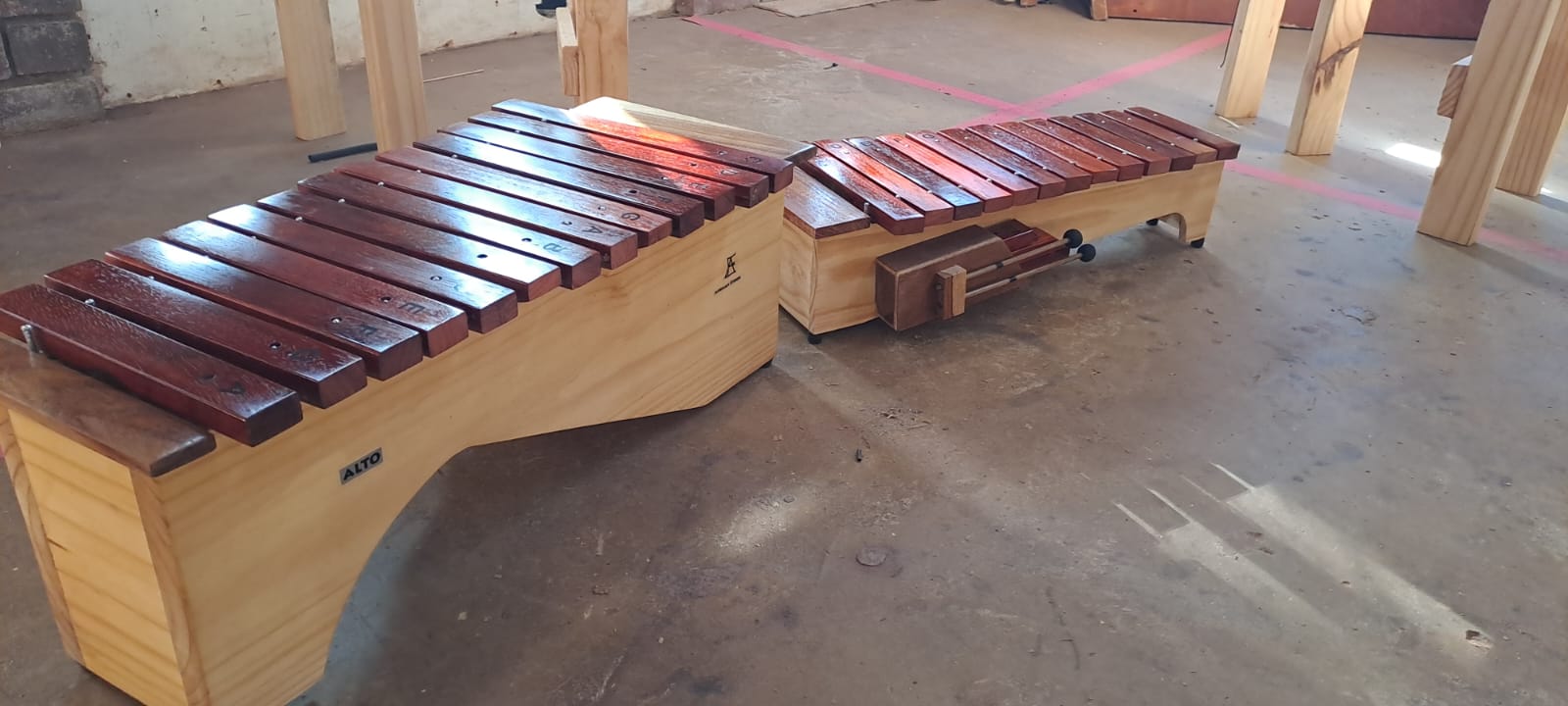 African Ethos marimba craftsmanship detail